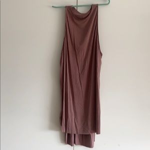 Lululemon lab cupro side slit tank